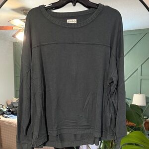 Wonderly dark Olive Knit Top